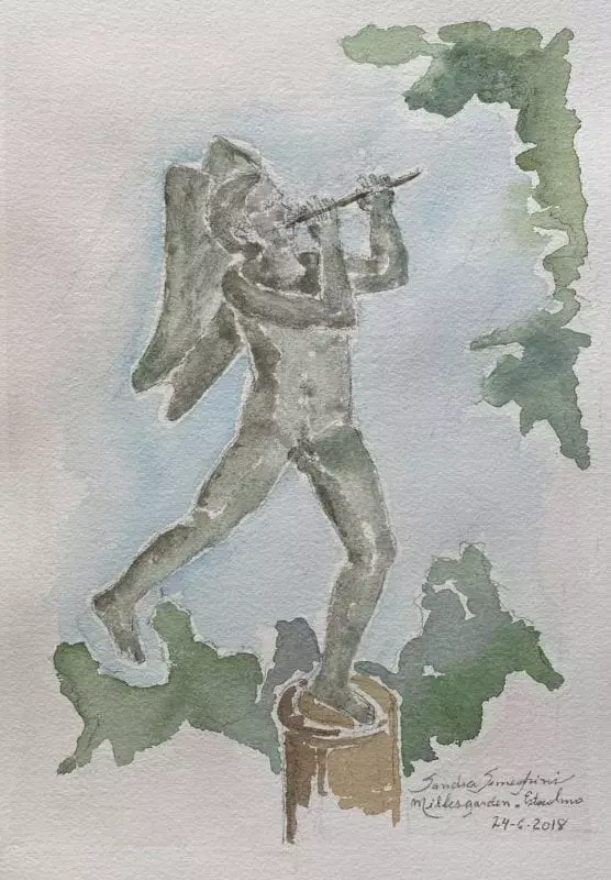 Millesgarden-–-Estocolmo-–-31x22cm-–-2018