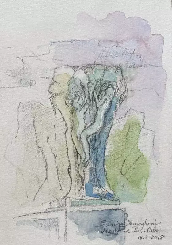 Vigeland-Park-–-Oslo-–-21x15cm-–-2018